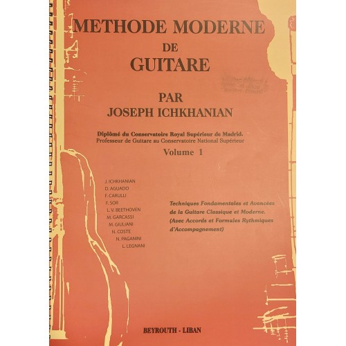 Book - Methode Moderne De Guitar Volume I