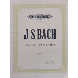 Book - Piano - J.S Bach Franzosische suiten