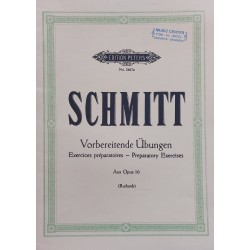 Book - Piano - Schmitt - Exercices preparatoire - Opus 16