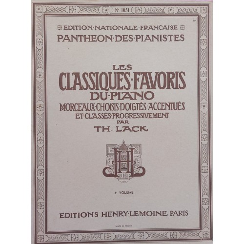 Book - Les classiques favoris du piano - Volume 4