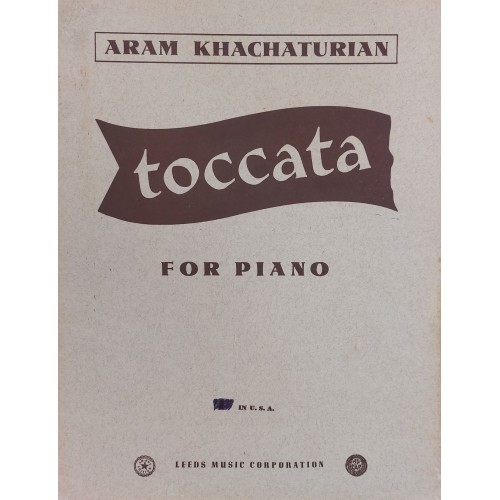 Book - Toccata for the piano