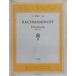 Book - Rachmaninoff - Polichinelle opus 3 no.4