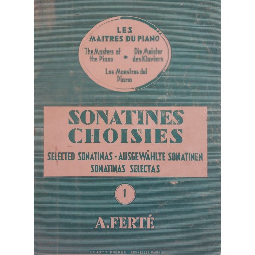 Book - Les maitres du pianos - Sonatines choisies