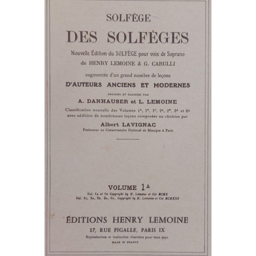 Book - Solfege des solfeges